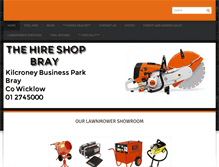 Tablet Screenshot of hireandlawnmower.ie